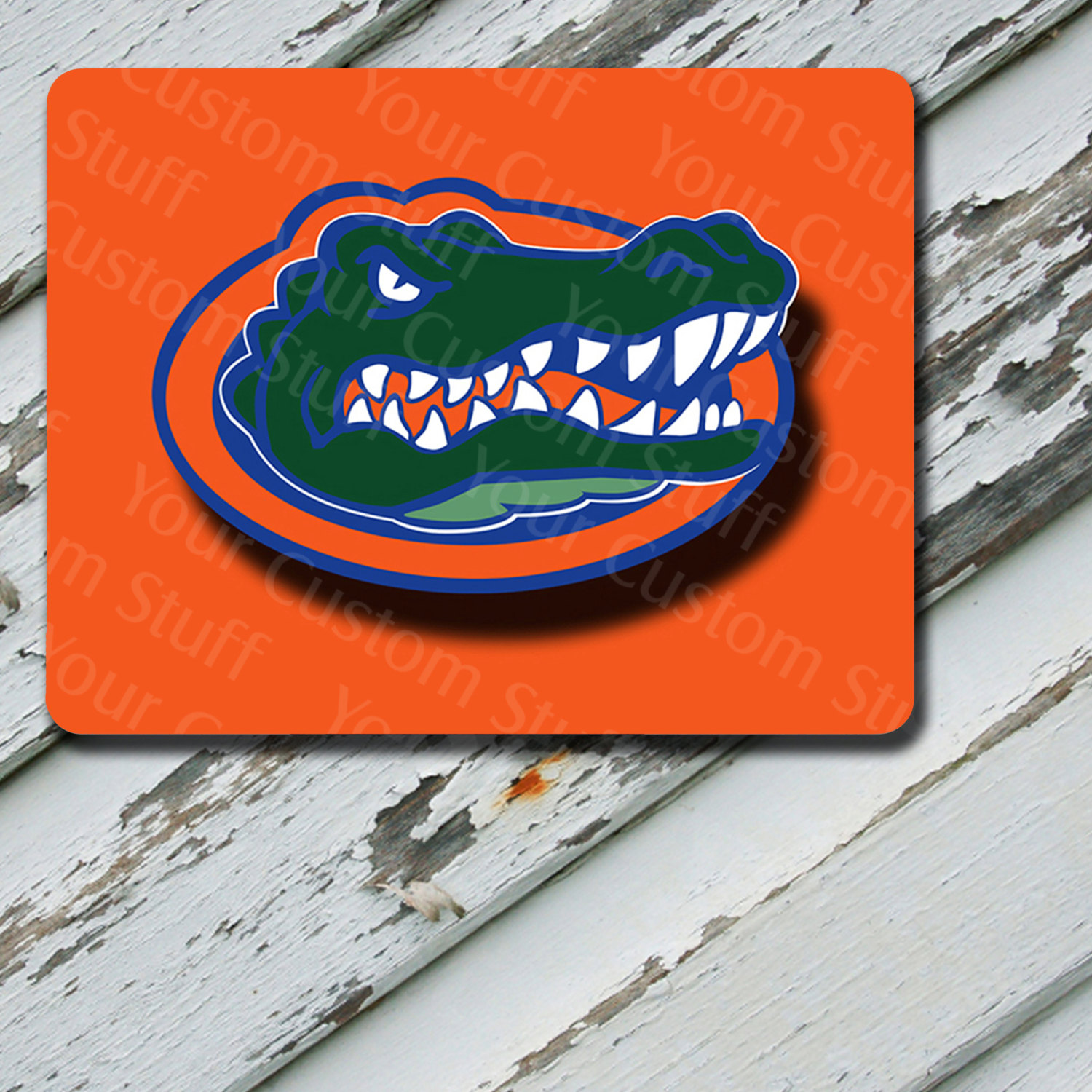 Mousepad Orange Florida Gators Design On Mousepad Your Custom Stuff