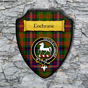cochrane tartan badge